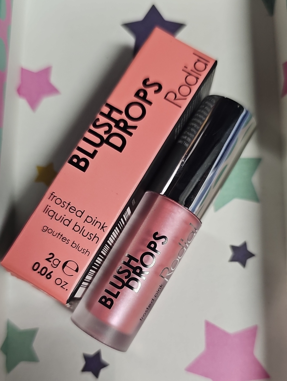Rodial BLUSH DROPS frosted pink liquid blush gouttes blush 2g 0.06oz. NIB